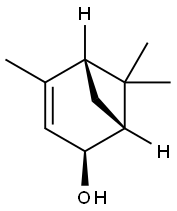 [1R-(1ALPHA,2ALPHA,5ALPHA)]-4,6,6-TRIMETHYLBICYCLO[3.1.1]HEPT-3-EN-2-OL 结构式