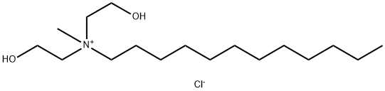 二(羟乙基)甲基十二烷基氯化铵 结构式
