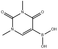 1,3-DIMETHYLPYRIMIDINE-2,4-DIONE-5-BORONIC ACID 结构式