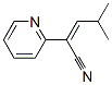 alpha-(2-methylpropylidene)pyridine-2-acetonitrile  结构式