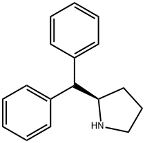 (R)-(+)-2-(二苯甲基)吡咯烷 结构式