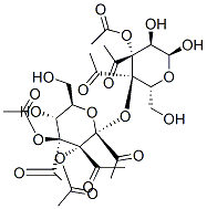 β-D-麦芽糖八乙酸酯 结构式