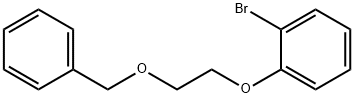 1-(2-(苄氧基)乙氧基)-2-溴苯 结构式