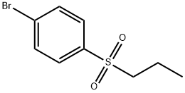1-溴-4-(丙基磺酰基)苯 结构式