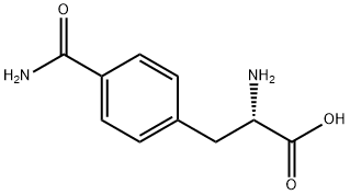 L-4-氨基甲酰基苯丙氨酸 结构式