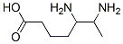 Heptanoic  acid,  5,6-diamino- 结构式