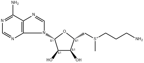 3-aminopropyl-[[5-(6-aminopurin-9-yl)-3,4-dihydroxy-oxolan-2-yl]methyl]-methyl-sulfonium