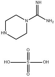 哌嗪-1-甲脒 结构式
