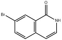 7-溴-1-羟基异喹啉 结构式
