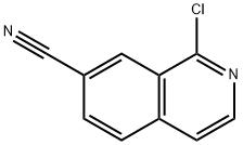 1-氯异喹啉-7-甲腈 结构式