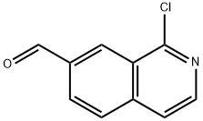 1-氯异喹啉-7-甲醛 结构式