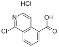 1-氯异喹啉-5-羧酸盐酸盐 结构式