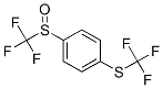 4-Trifluoromethylthiophenyl trifluoromethyl sulphoxide 结构式