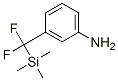 m-(Trimethylsilyldifluoromethyl)aniline 结构式