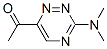 Ethanone, 1-[3-(dimethylamino)-1,2,4-triazin-6-yl]- (9CI) 结构式