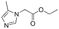 1H-Imidazole-1-aceticacid,5-methyl-,ethylester(9CI) 结构式