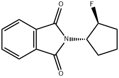 2-[(1S,2S)-2-Fluorocyclopentyl]-isoindole-1,3-dione 结构式