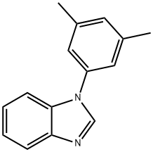 1-(3,5-DIMETHYLPHENYL)-1H-BENZOIMIDAZOLE 结构式