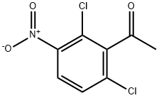 2,6-二氯-3-硝基苯乙酮 结构式