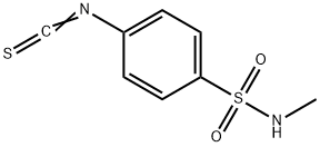 4-硫代异氰酸酯邻-N-甲基-苯磺酰胺 结构式