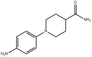 1-(4-aminophenyl)piperidine-4-carboxamide 结构式
