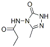 Propanamide,  N-(1,5-dihydro-3-methyl-5-oxo-4H-1,2,4-triazol-4-yl)- 结构式