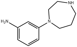 3-[1,4]DIAZEPAN-1-YL-PHENYLAMINE 结构式