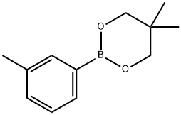 3-甲基苯硼酸新戊二醇酯 结构式