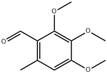 2,3,4-三甲氧基-6-甲基苯甲醛 结构式