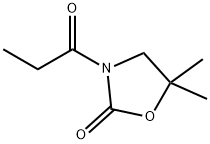 2-Oxazolidinone,  5,5-dimethyl-3-(1-oxopropyl)- 结构式