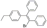 (Z)-1-Bromo-1,2-diphenyl-2-(p-ethylphenyl)ethene 结构式