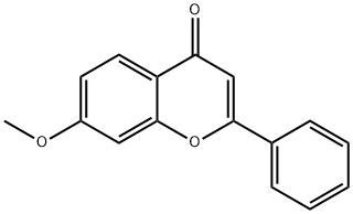 7-甲氧基黄酮 结构式