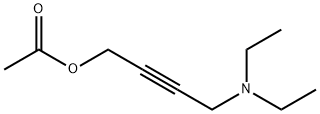 4-(二乙氨基)-2-丁炔醇乙酸酯 结构式