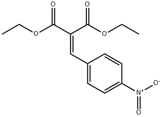 2-(4-硝基苯亚甲基)丙二酸二乙酯 结构式