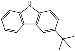3-(叔丁基)-9H-咔唑 结构式