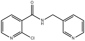 2-Chloro-N-(3-pyridinylmethyl)nicotinamide 结构式