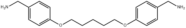 ((戊烷-1,5-二基双(氧))双(4,1-亚苯基))二甲胺 结构式