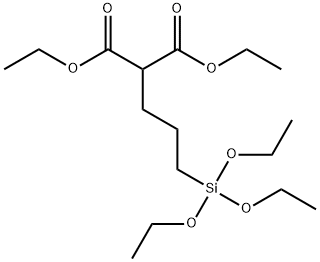 DIETHYL 2-(3-(TRIETHOXYSILYL)PROPYL)MALONATE 结构式