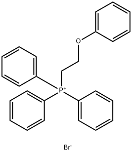 [2-(苯氧基)乙基]三苯基溴化鏻 结构式
