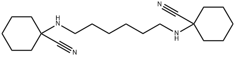 1-({6-[(1-CYANOCYCLOHEXYL)AMINO]-HEXYL}AMINO)CYCLOHEXANECARBONITRILE 结构式