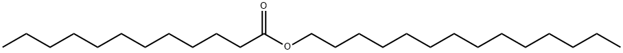 十二(烷)酸十四(烷)酯 结构式
