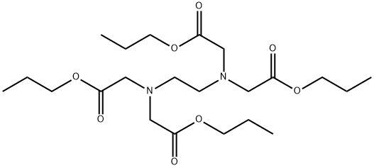 (Ethylenedinitrilo)tetraacetic acid tetrapropyl ester 结构式