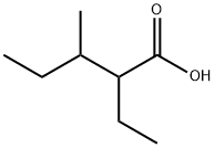 2-ETHYL-3-METHYLPENTANOIC ACID 结构式