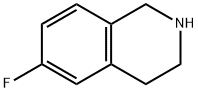 6-氟-1,2,3,4-四氢异喹啉 结构式