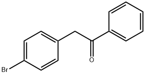 2-(4-溴苯基)苯乙酮 结构式
