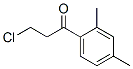3-chloro-1-(2,4-dimethylphenyl)propan-1-one 结构式