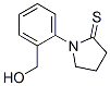 2-Pyrrolidinethione,  1-[2-(hydroxymethyl)phenyl]- 结构式