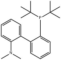 2-二叔丁基磷-2-(N,N-二甲氨基)联苯 结构式