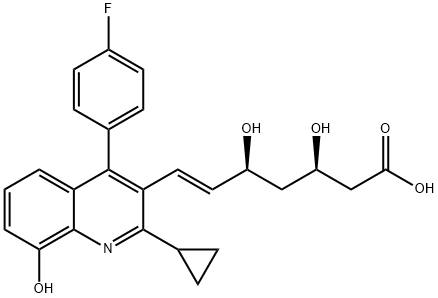 8-Hydroxy Pitavastatin 结构式