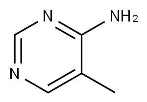 4-氨基-5-甲基嘧啶 结构式